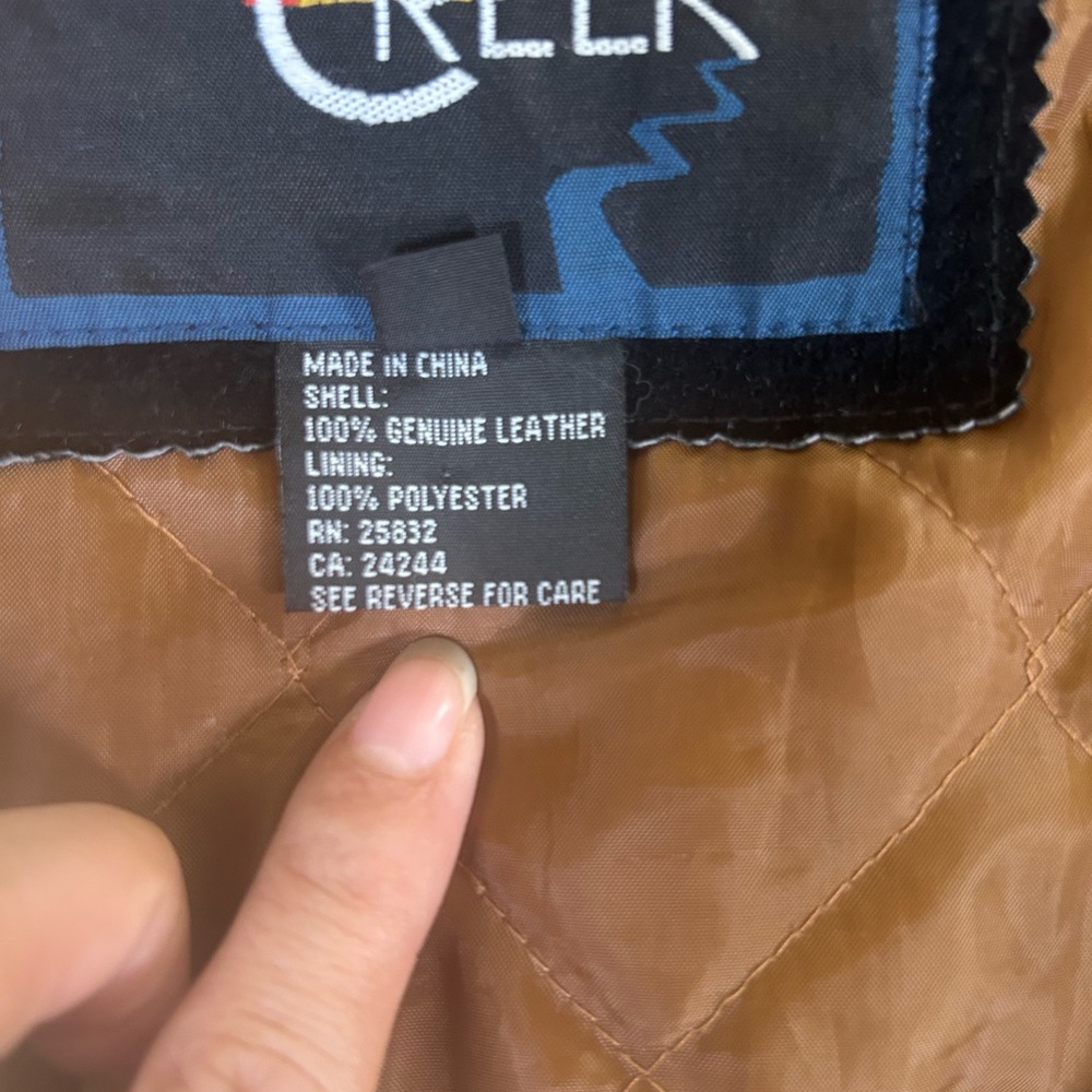 Vintage cripple creek two tone suede Aztec bomber jacket - Picture 13 of 14